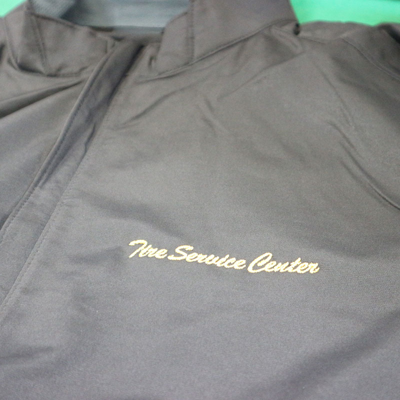 ジャケット：刺繍(1段/標準1色)  Tire Service Center 